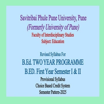 BED 105-B- Orientation - BEd. First Year - 2025