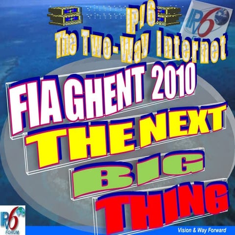 Latif Ladid - Ipv6, The two-way internet. The next big thing