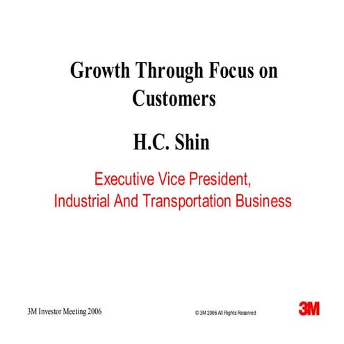 H.C. Shin Executive Vice President, Industrial and Transportation Business