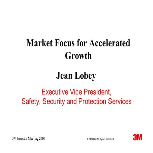 ean Lobey Executive Vice President, Safety, Security and Protection Service Business