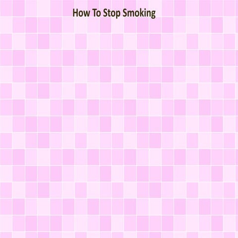 How To Stop Smoking