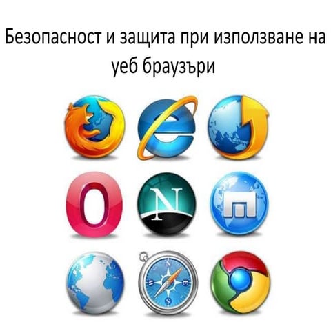 Безопасност и защита при използване на уеб браузъри презентация | PPT