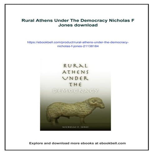 Rural Athens Under The Democracy Nicholas F Jones | PDF