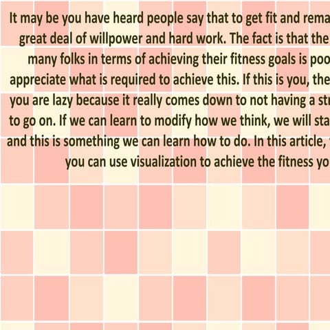  Getting In Shape with Visualization Methods