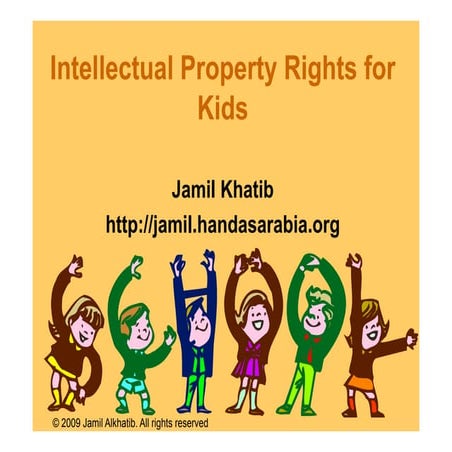 Intellectual Property Rights for Kids