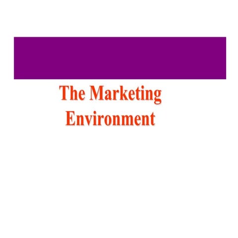 105 Marketing Enviornent Unit no 2.ppt