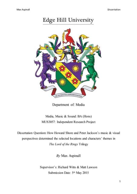 Dissertation