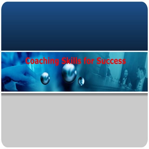 Coaching Skills for Success in Managerial Level