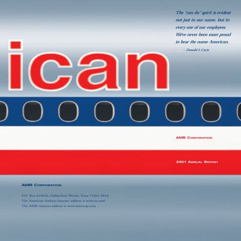 AMR Annual Report 2001