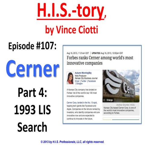 107. cerner, part 4