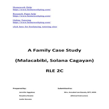 107051970 a-family-case-study