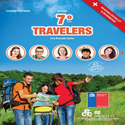 Travelers 7º Básico, Student's Textbook. Inglés 7º Básico, Texto del Estudiante