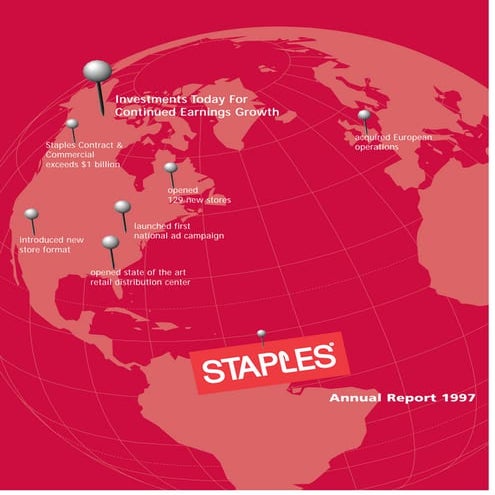 staples Annual Report 1997