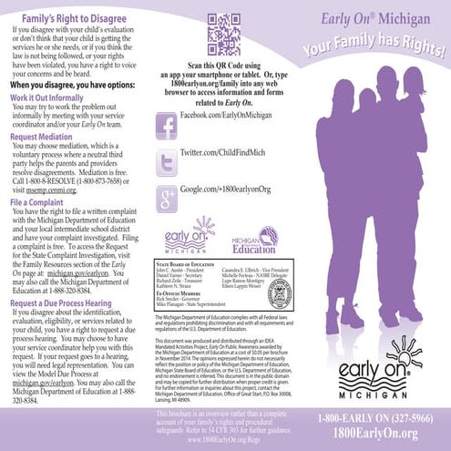 Family Rights - Early On Michigan 