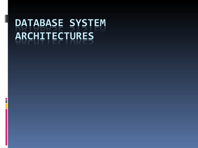 Client Server Architecture1