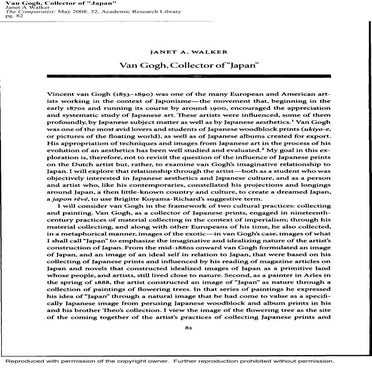 Van Gogh : collector of Japan