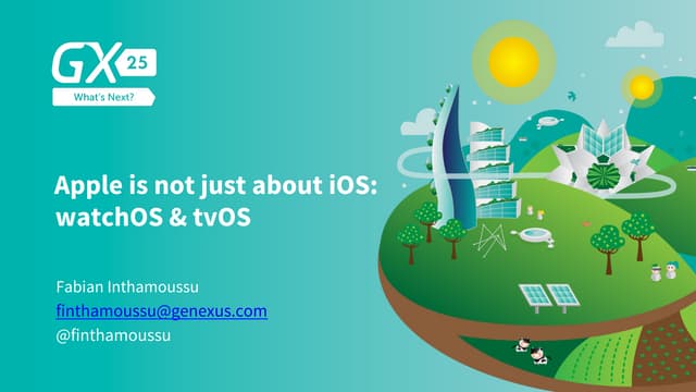Apple no solo es iOS: watchOS & tvOS - Fabián Inthamoussu
