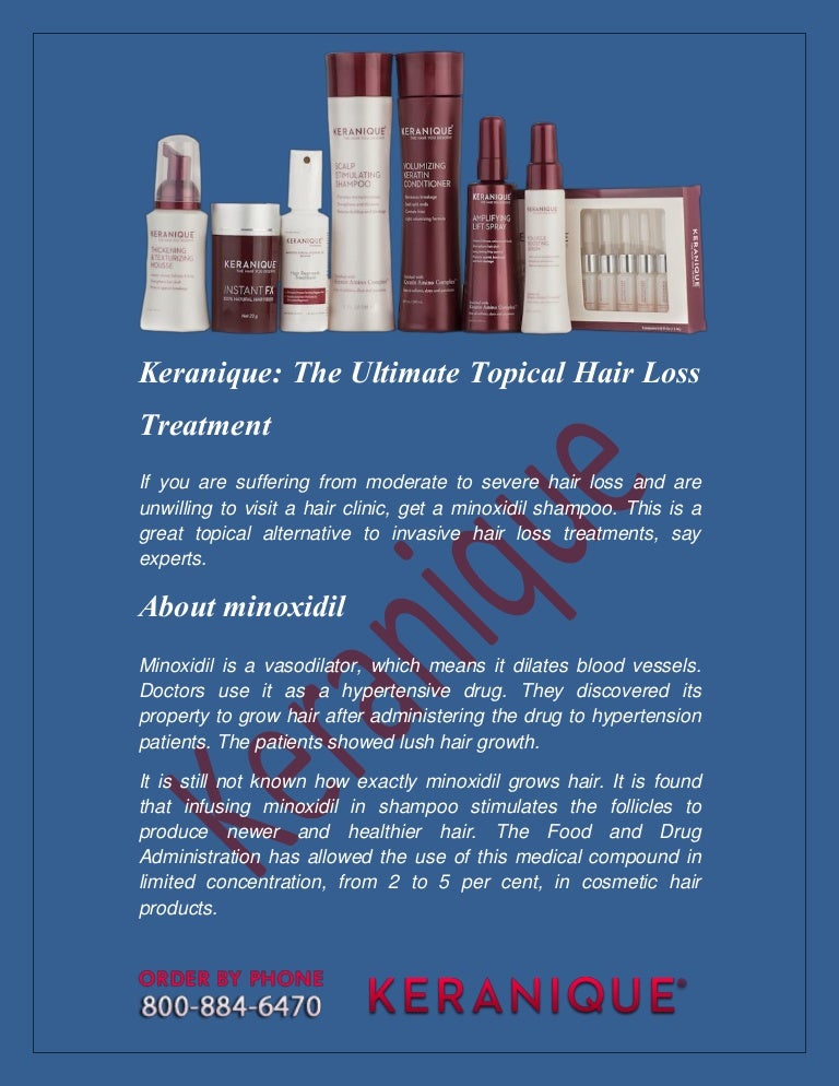 Keranique The Ultimate Topical Hair Loss Treatment