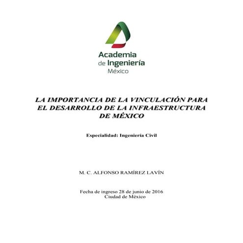 La importancia de la vinculación para el desarrollo de la infraestructura de ...