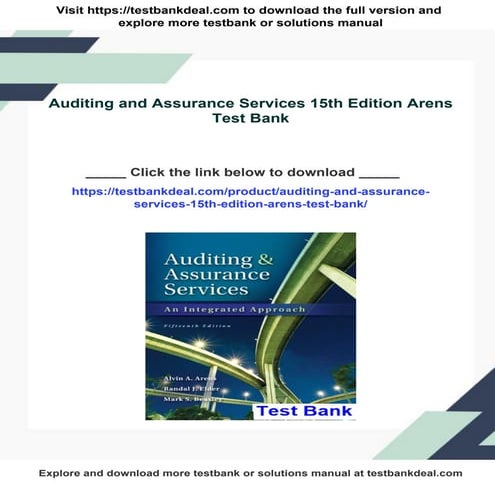 AUDITING AND ASSURANCE SERVICES 17TH EDITION PDF visual data 5