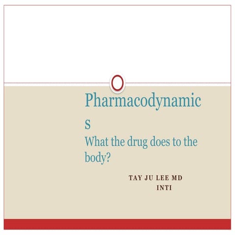 PHARMACODYNAMICS-PHARMACODYNAMICS basics.ppt