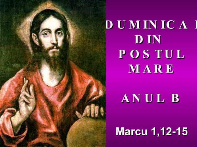 Duminica I din Post