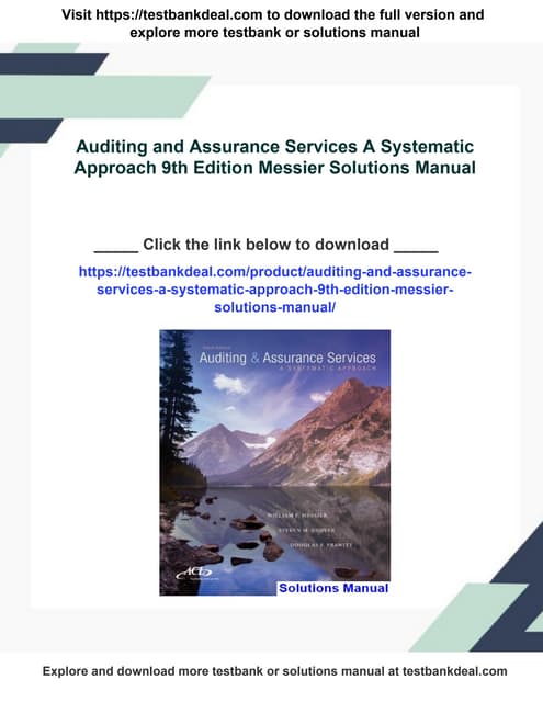 Auditing & Assurance Services: A Systematic Approach Pdf Presentazione "Da Vinci - De Giorgio" - Istituto Professionale | PPT