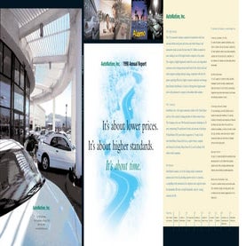 1998AnnualReportcover auto nation