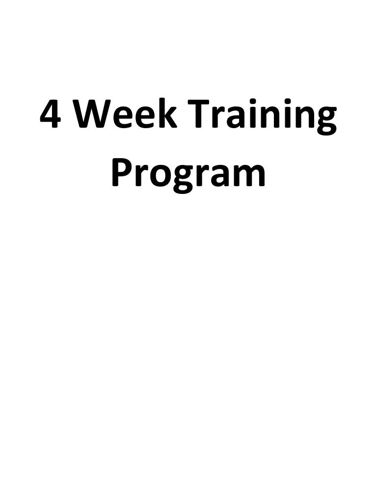 Training Program Example 2