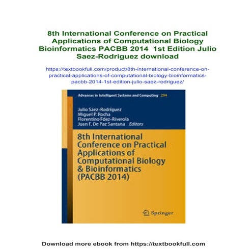 8th International Conference on Practical Applications of Computational ...