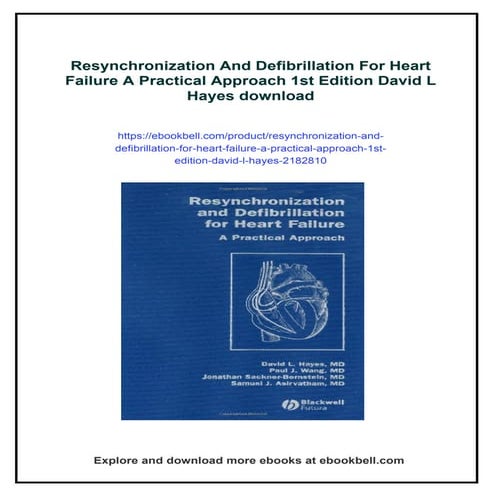 Resynchronization And Defibrillation For Heart Failure A Practical ...