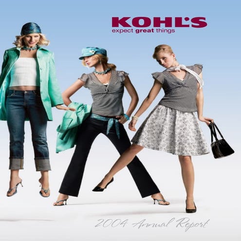 kohl's annual reports 2003 | PDF