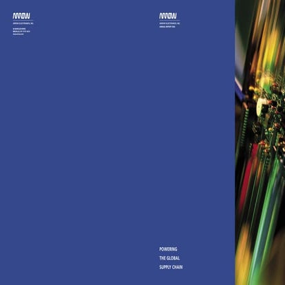 arrow electronics annual reports 2003
