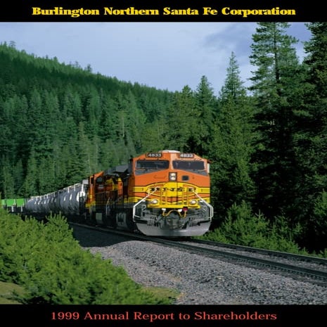 BNSF 99 annrpt