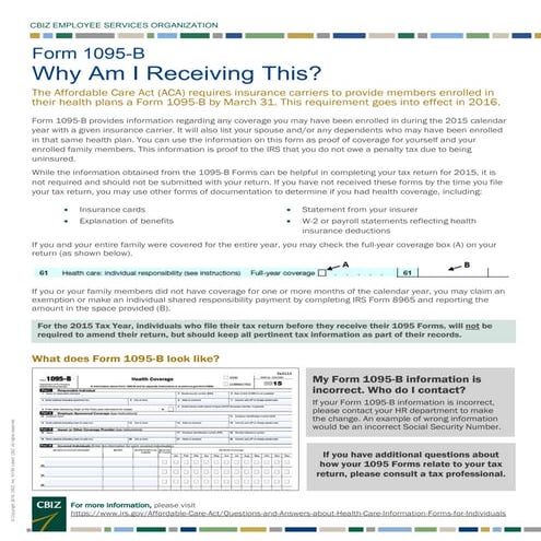 Understanding IRS Form 1095-B_ What You Need to Know in 2025 | PDF