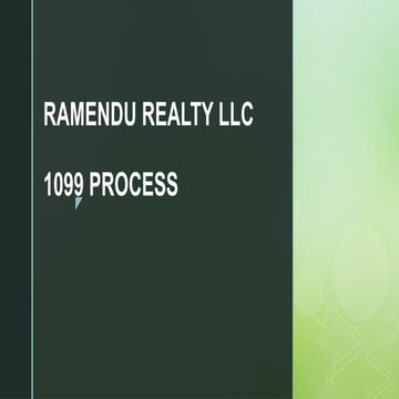 1099.pptx- tax 1099 process - help and process | PPTX