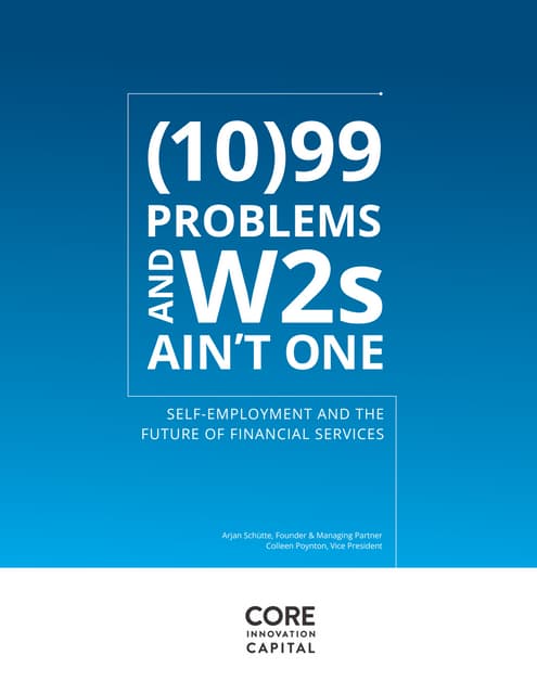 1099 Problems: Self-Employment and ...
