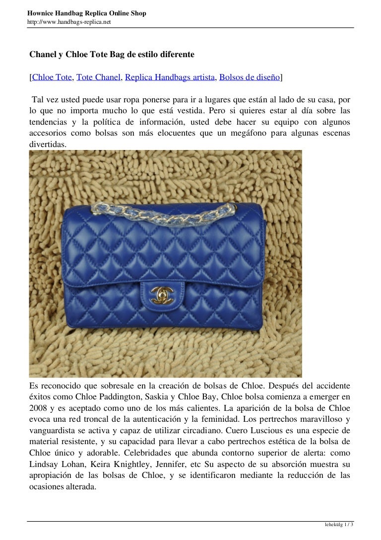 chloe bolsa replica