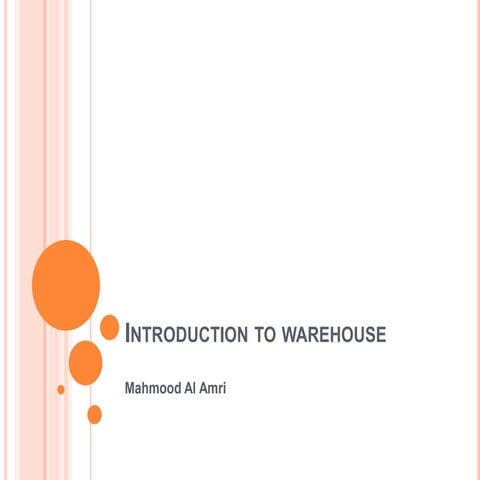 Warehouse | PPTX