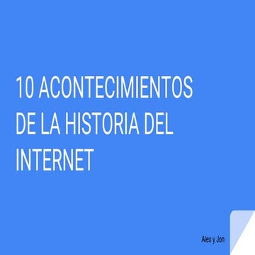 10 acontecimientos de la historia de internet