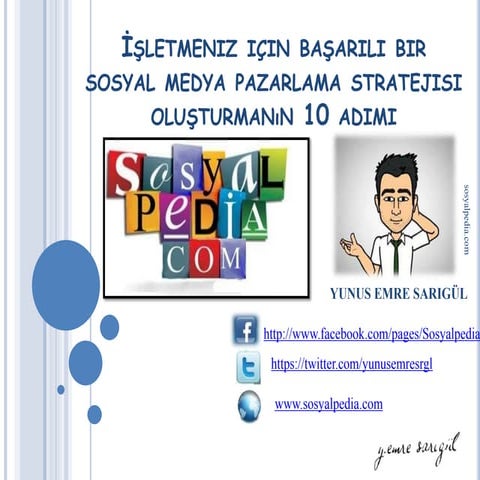 Başarılı bir sosyal medya pazarlama stratejisi oluşturmanın 10 adımı
