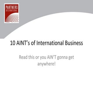 Global Business slide show: Top 10 ...