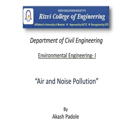 10 Air and Noise Pollution