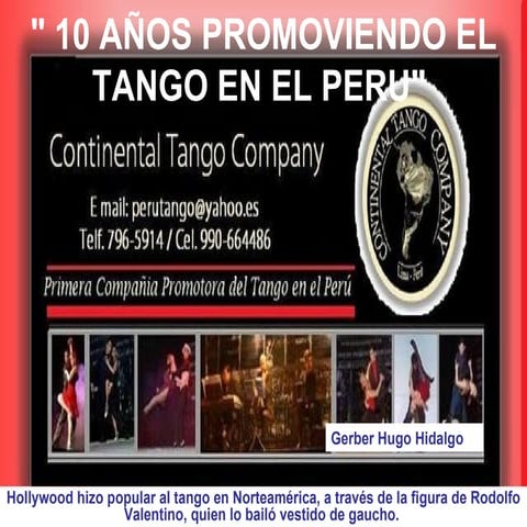 10 AñOs Promoviendo El Tango En El Ppt Gerber Hugo