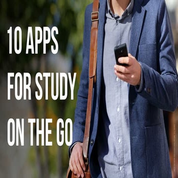 10 apps for study on the go