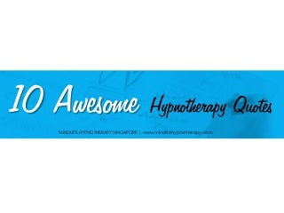 apakah hypnotherapy itu