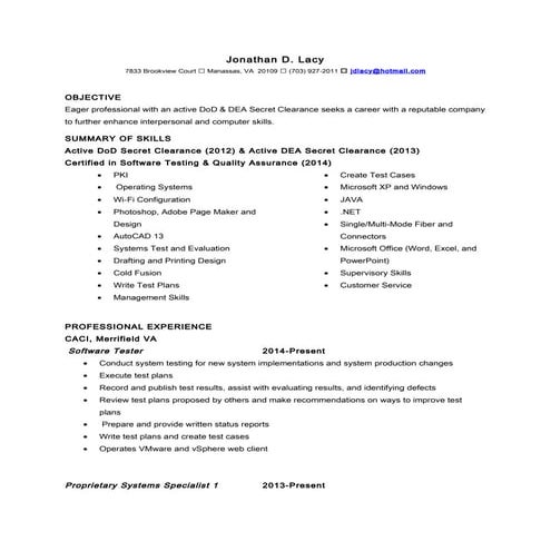 Jonathan Resume
