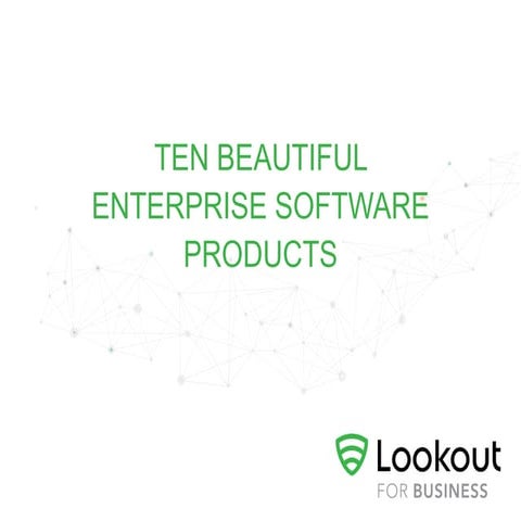 10 Beautiful Enterprise Products