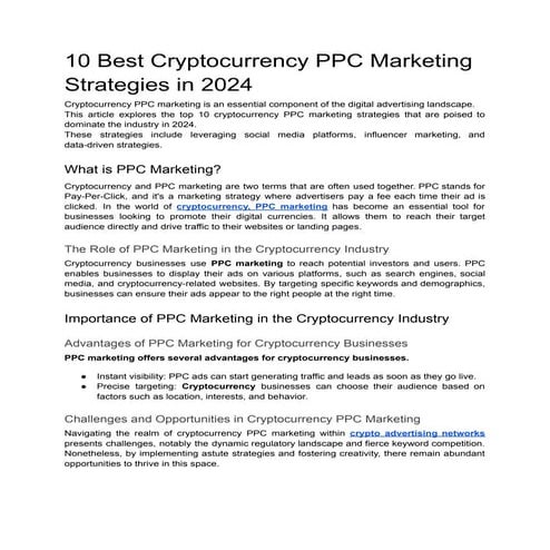 10 Best Cryptocurrency PPC Marketing Strategies in 2024.pdf