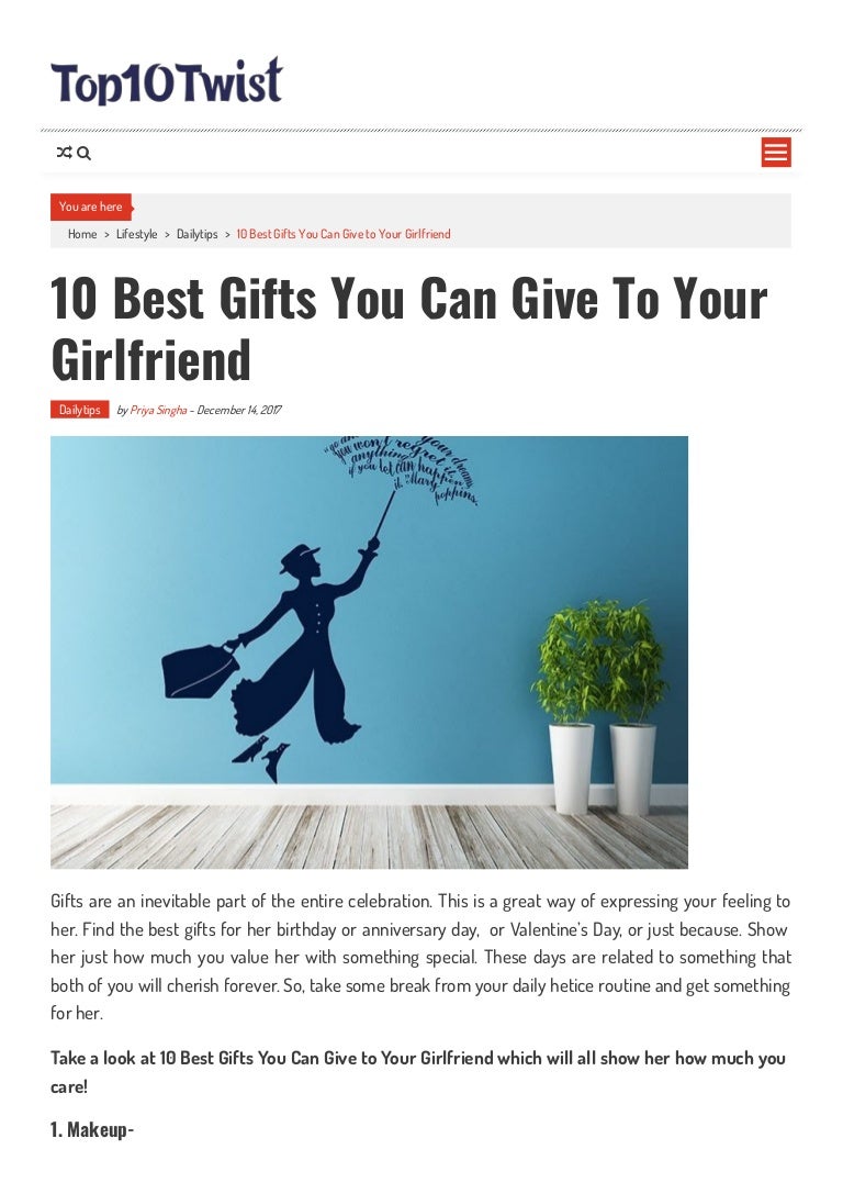 something special to give your girlfriend